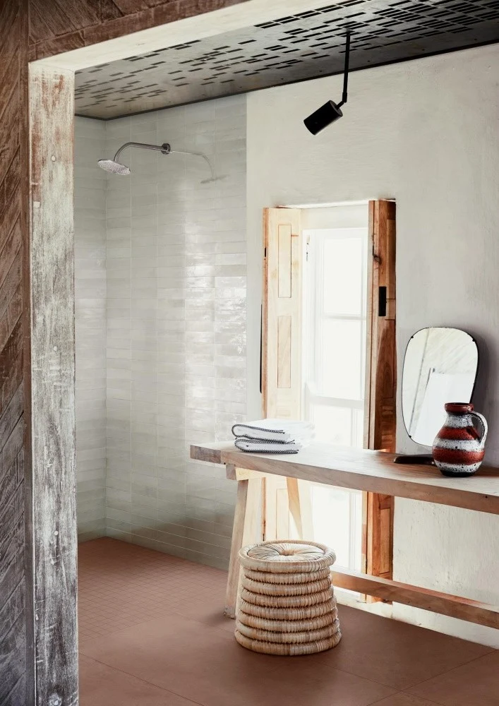 Gresie interior portelanata rectificata maro 60x120 cm, Marazzi Cementum Cotto