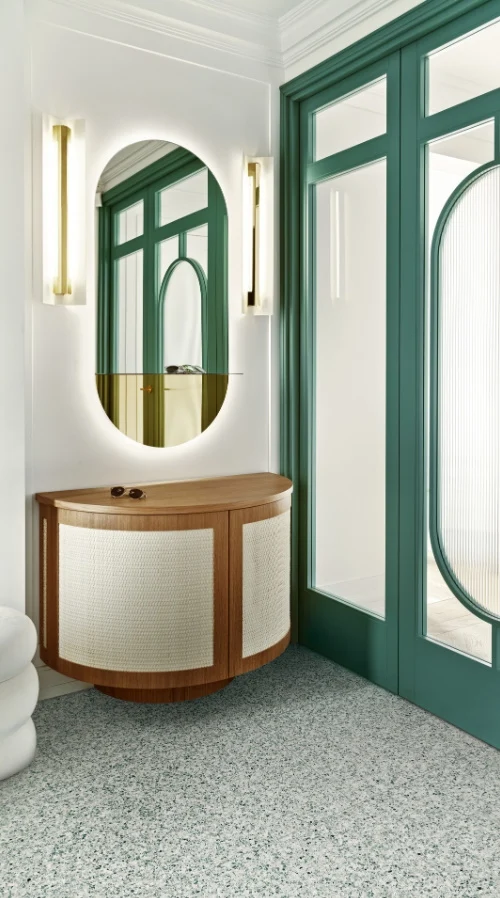 Gresie interior portelanata verde 60x60 cm, Marazzi Frammento Micro