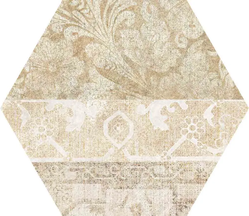 Gresie Ribesalbes Cement Hex Decor 15x17.3 cm