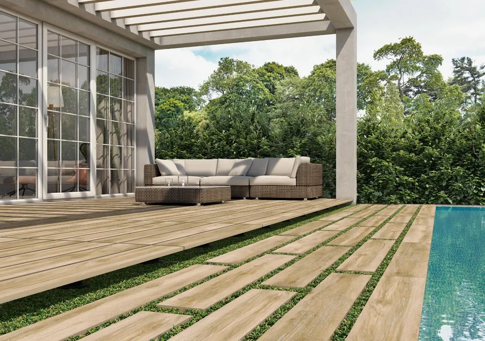 Gresie Tau Ceramica Forever Roble 25x100