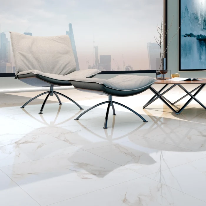 Gresie Tau Faraya White Rc Gl 60x60