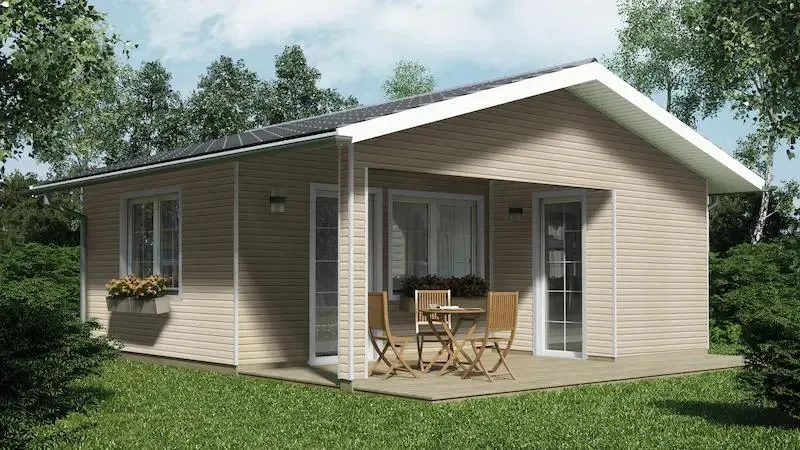 Lambriu pentru exterior siding Bej SV-03 (1 cutie/12 mp)