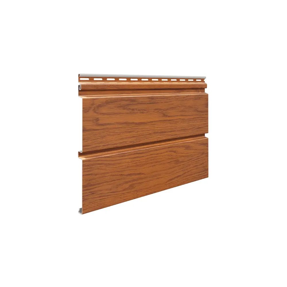 Lambriu pentru exterior siding vinil Vifront Nature Stejar Auriu SV-05 (1 cutie/9.63 mp)