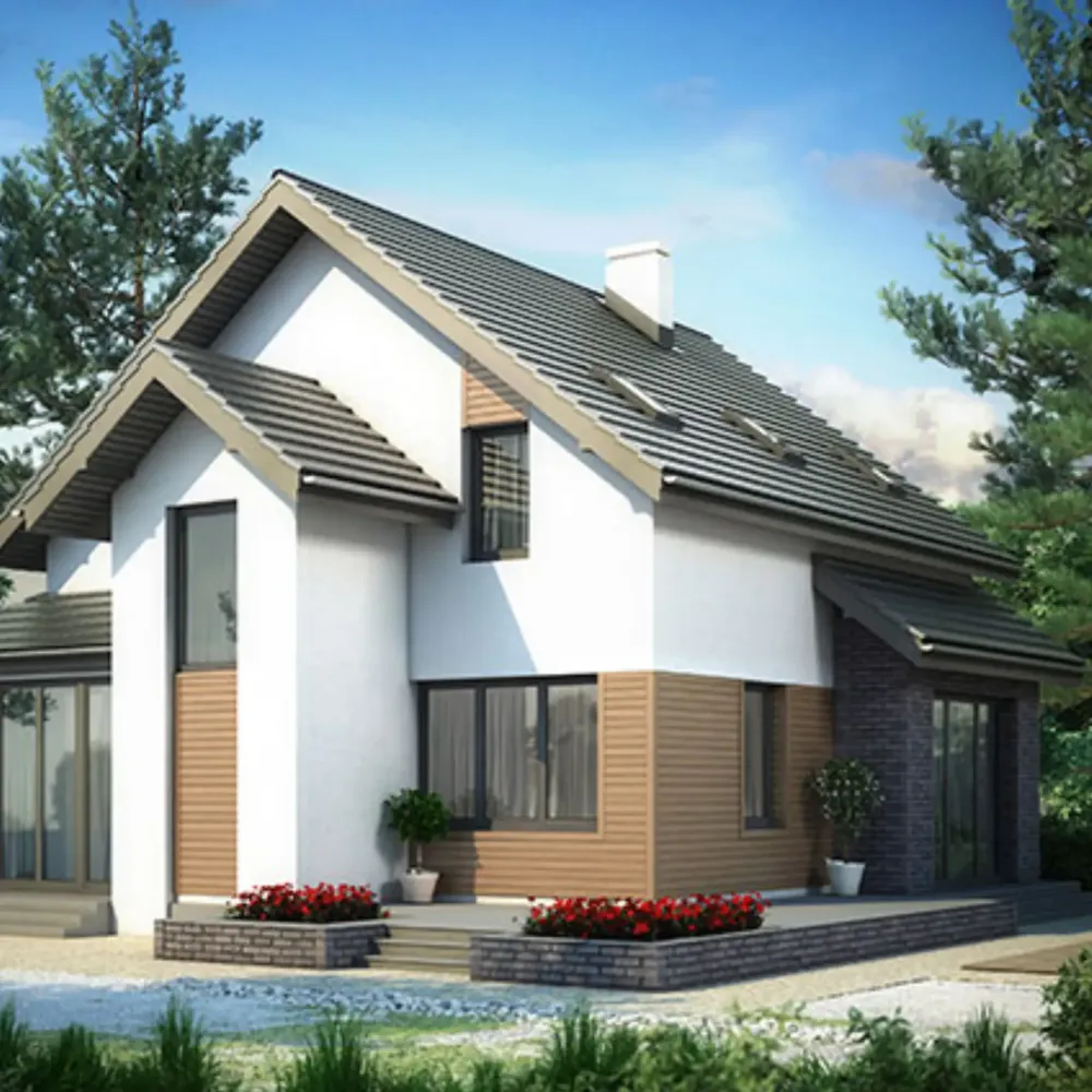 Lambriu pentru exterior siding vinil Vifront Nature Stejar Auriu SV-05 (1 cutie/9.63 mp)
