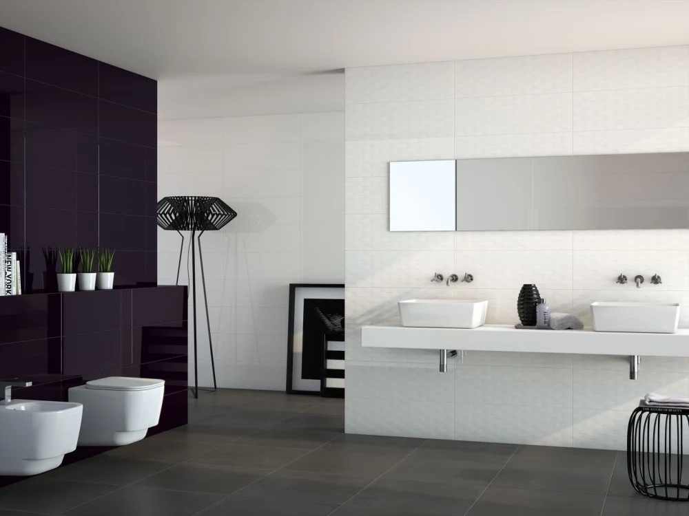 Marazzi Absolute White Soul White Gloss Faianta 25x76 cm