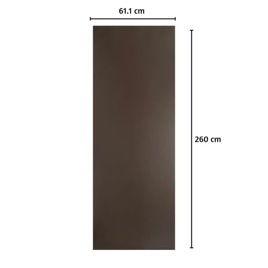Panou decorativ riflaj WPC, Naimeed D7566, sistem de imbinare tip ''U'', aspect rafinat si montaj usor, 260x61.1x0.9cm, maro