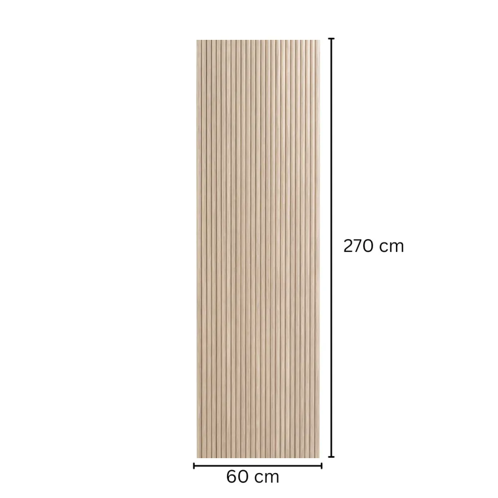 Panou riflaj MDF flexibil, Naimeed D7825, finisaj decorativ melaminat, 270x60x1.2cm