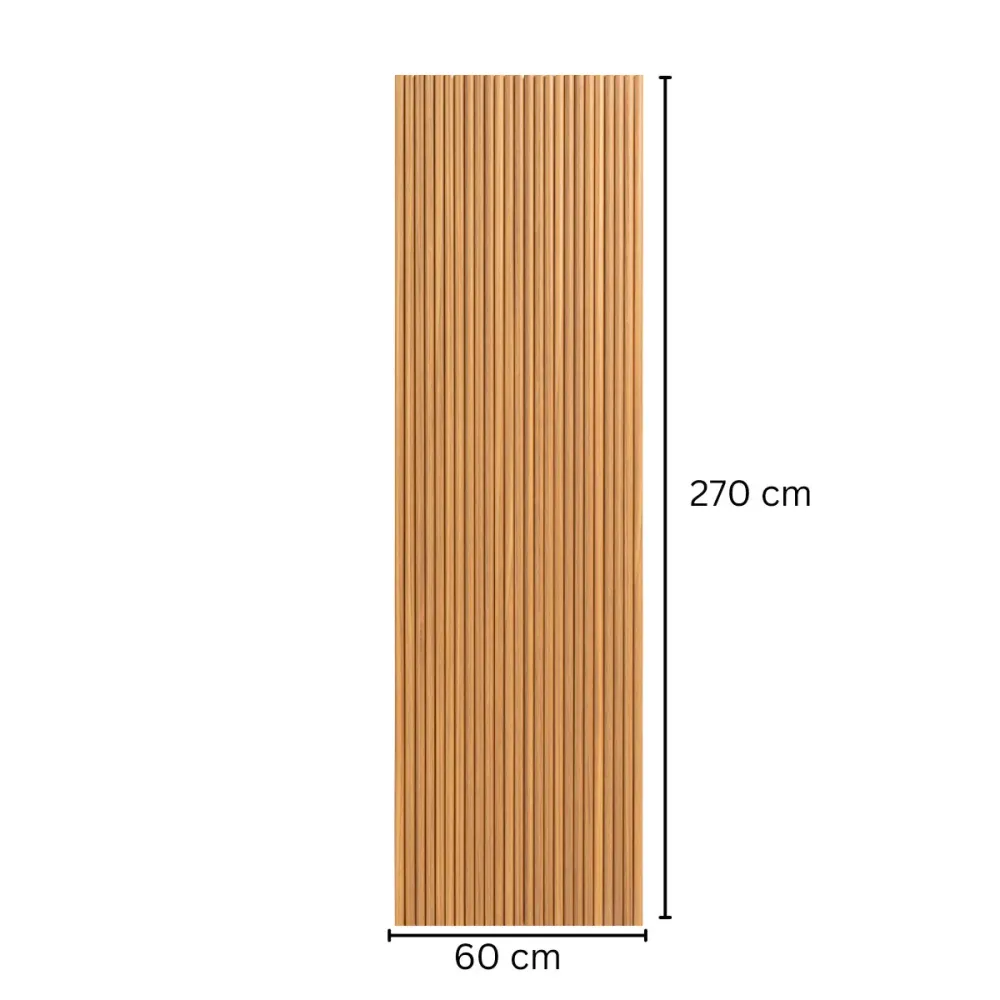 Panou riflaj MDF flexibil, Naimeed D7826, finisaj decorativ melaminat, 270x60x1.2cm