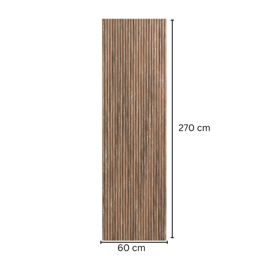 Panou riflaj MDF flexibil, Naimeed D7827, finisaj decorativ melaminat, 270x60x1.2cm