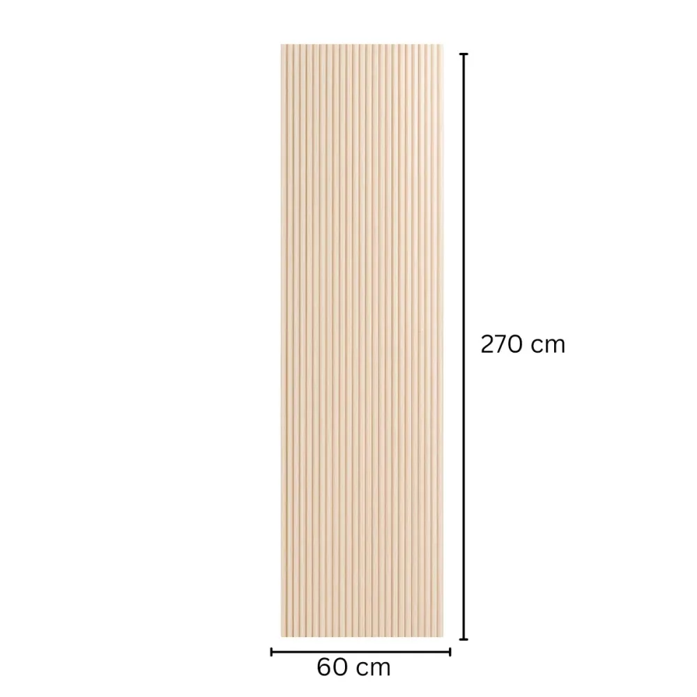 Panou riflaj MDF flexibil, Naimeed D7831, finisaj decorativ melaminat, 270x60x1.2cm