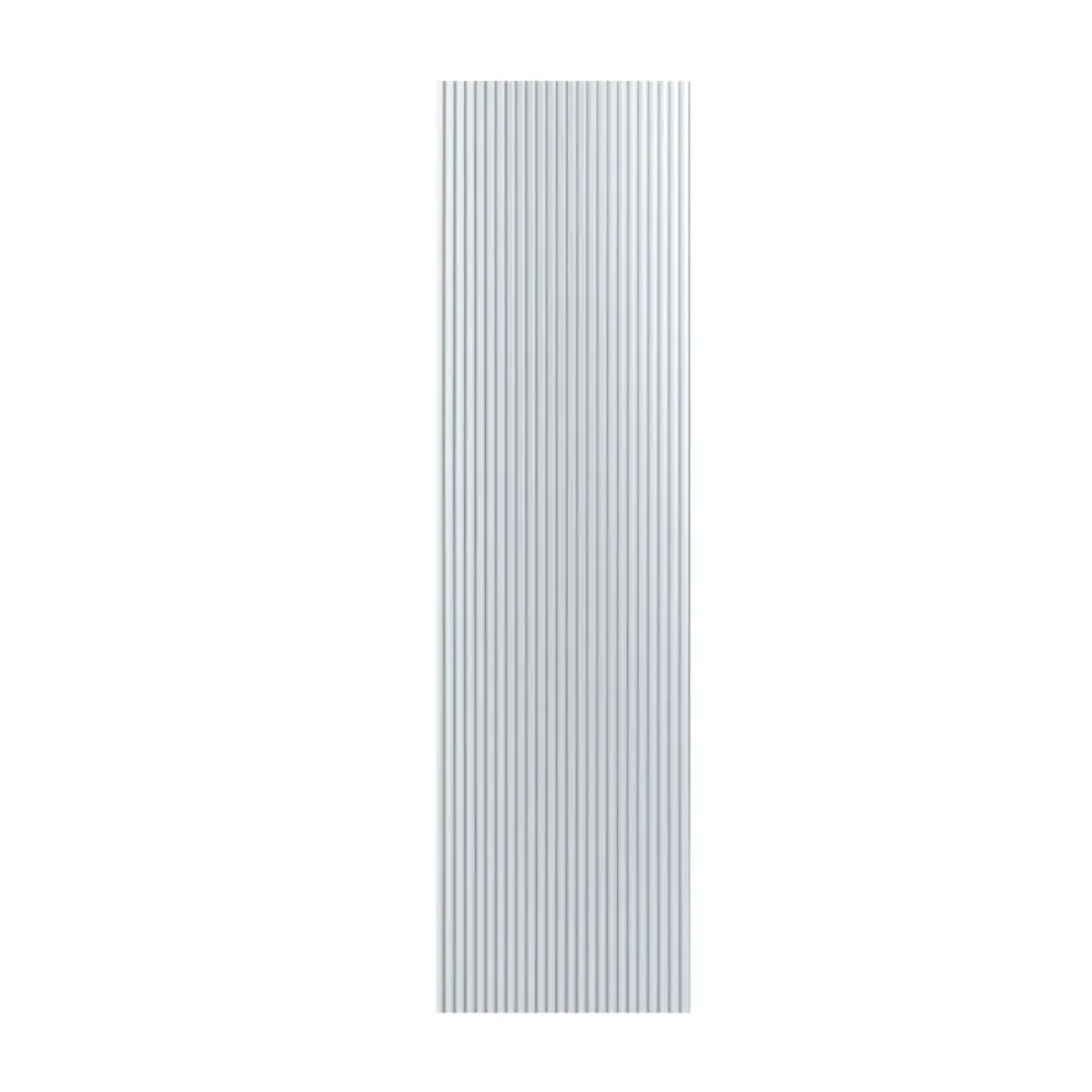 Panou riflaj MDF flexibil, Naimeed D7837, finisaj decorativ melaminat, 270x60x1.2cm, Argintiu