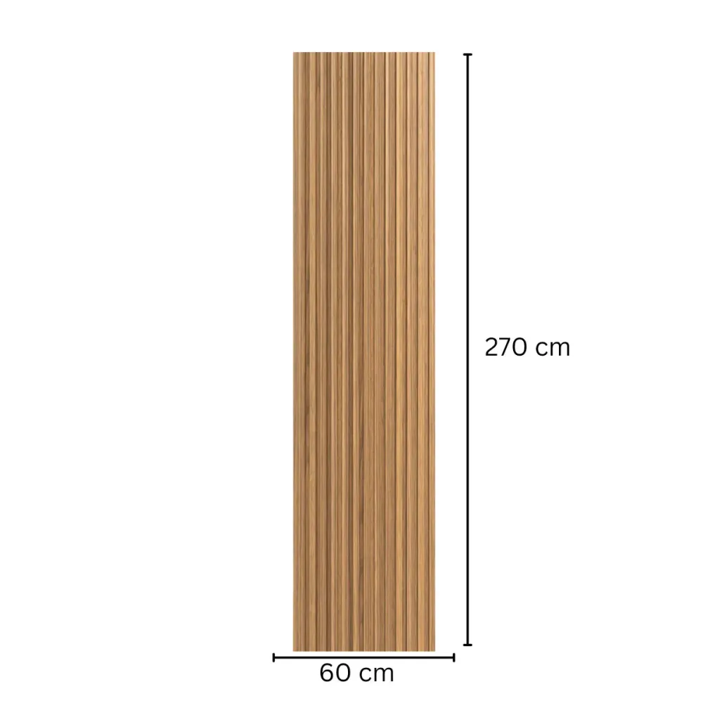 Panou riflaj MDF flexibil, Naimeed D7843, finisaj decorativ melaminat, 270x60x1.2cm