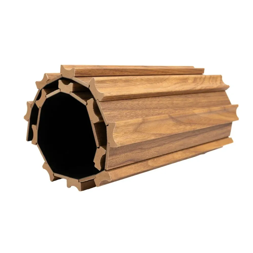 Panou riflaj MDF flexibil, Naimeed D7844, finisaj decorativ melaminat, 270x60x1.2cm