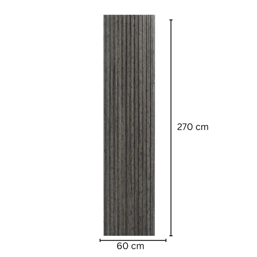 Panou riflaj MDF flexibil, Naimeed D7847, finisaj decorativ melaminat, 270x60x1.2cm