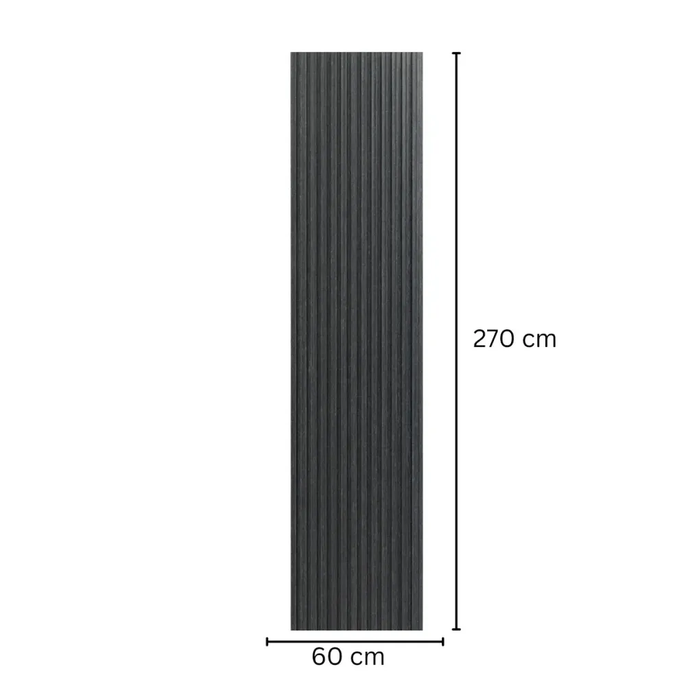 Panou riflaj MDF flexibil, Naimeed D7849, finisaj premium tip furnir tehnologic, 270x60x1.2cm