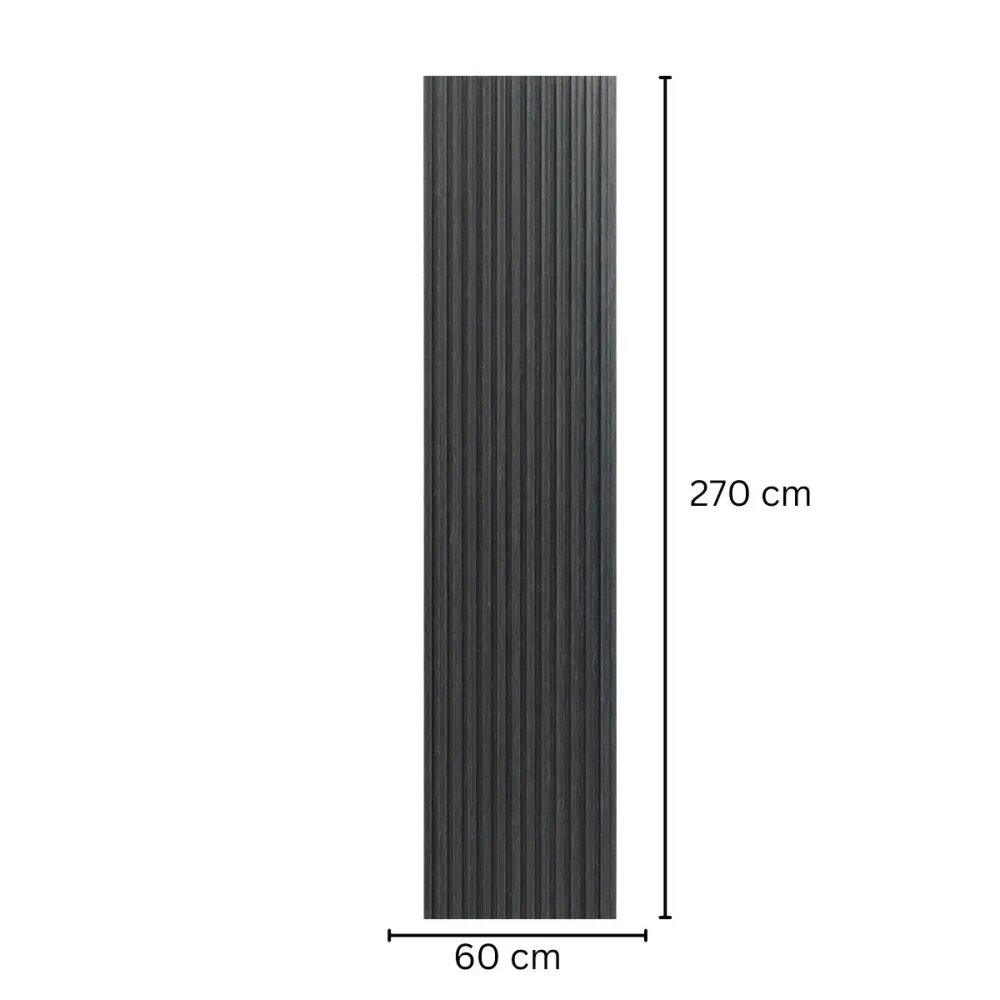 Panou riflaj MDF flexibil, Naimeed D7849, finisaj premium tip furnir tehnologic, 270x60x1.2cm