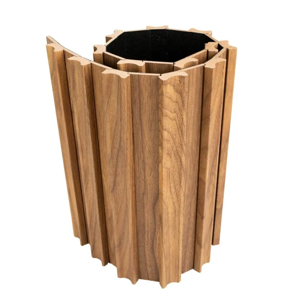 Panou riflaj MDF flexibil, Naimeed D7849, finisaj premium tip furnir tehnologic, 270x60x1.2cm