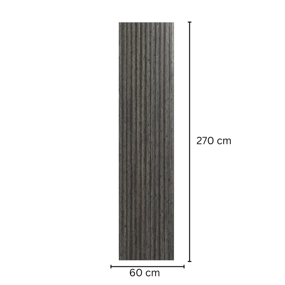 Panou riflaj MDF flexibil, Naimeed D7854, finisaj decorativ melaminat, 270x60x1.2cm
