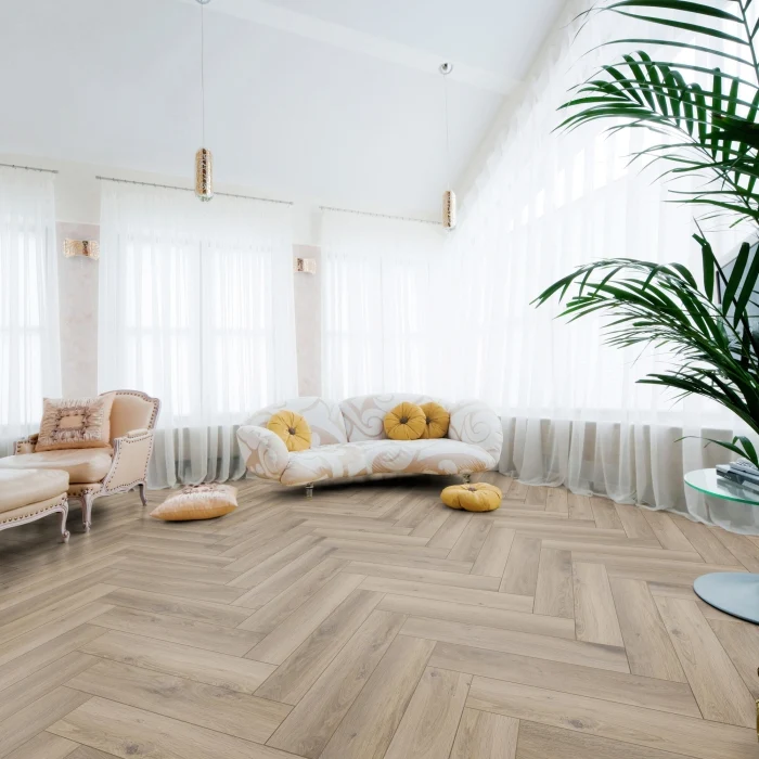 Parchet laminat Kronotex HERRINGBONE D3766 Metz Oak 665x133x8 mm