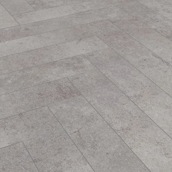 Parchet laminat Kronotex HERRINGBONE D4739 Pesaro Concrete 665x133x8 mm