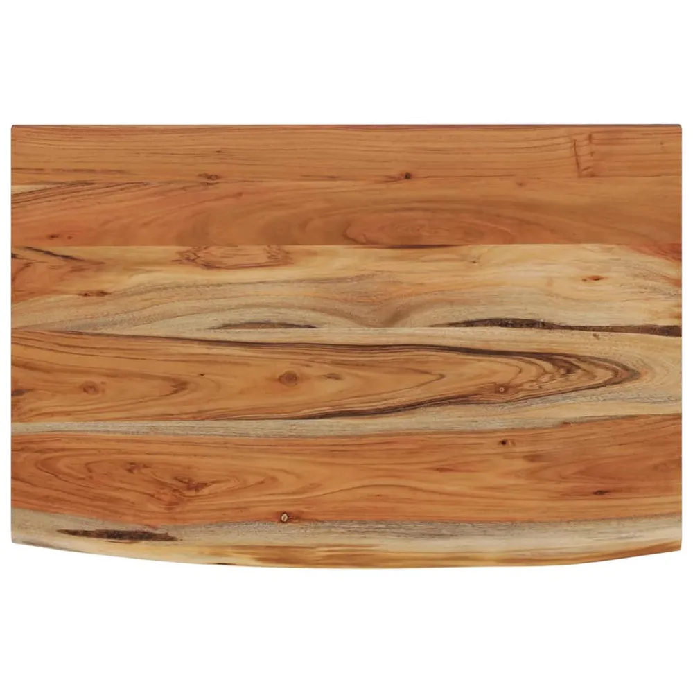 Raft perete 50x30x3,8 cm dreptunghiular lemn acacia margine vie