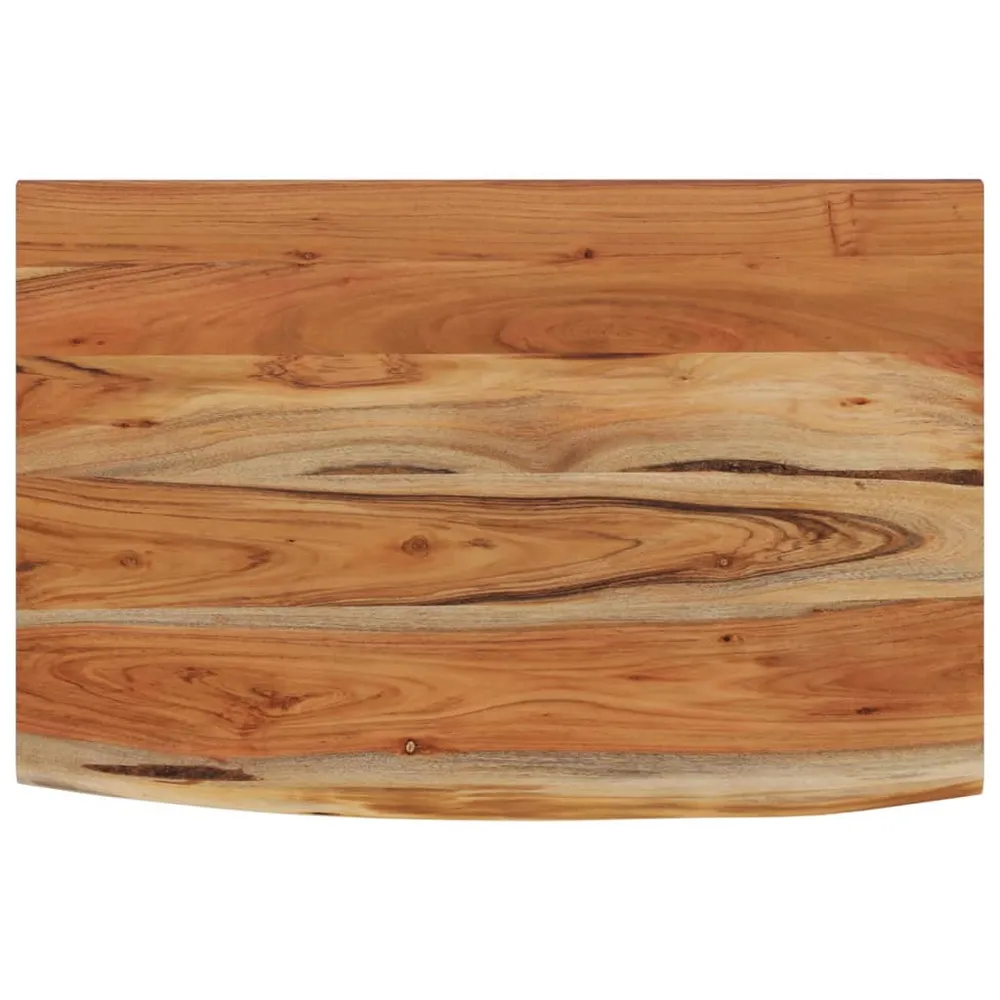 Raft perete 60x40x3,8 cm dreptunghiular lemn acacia margine vie