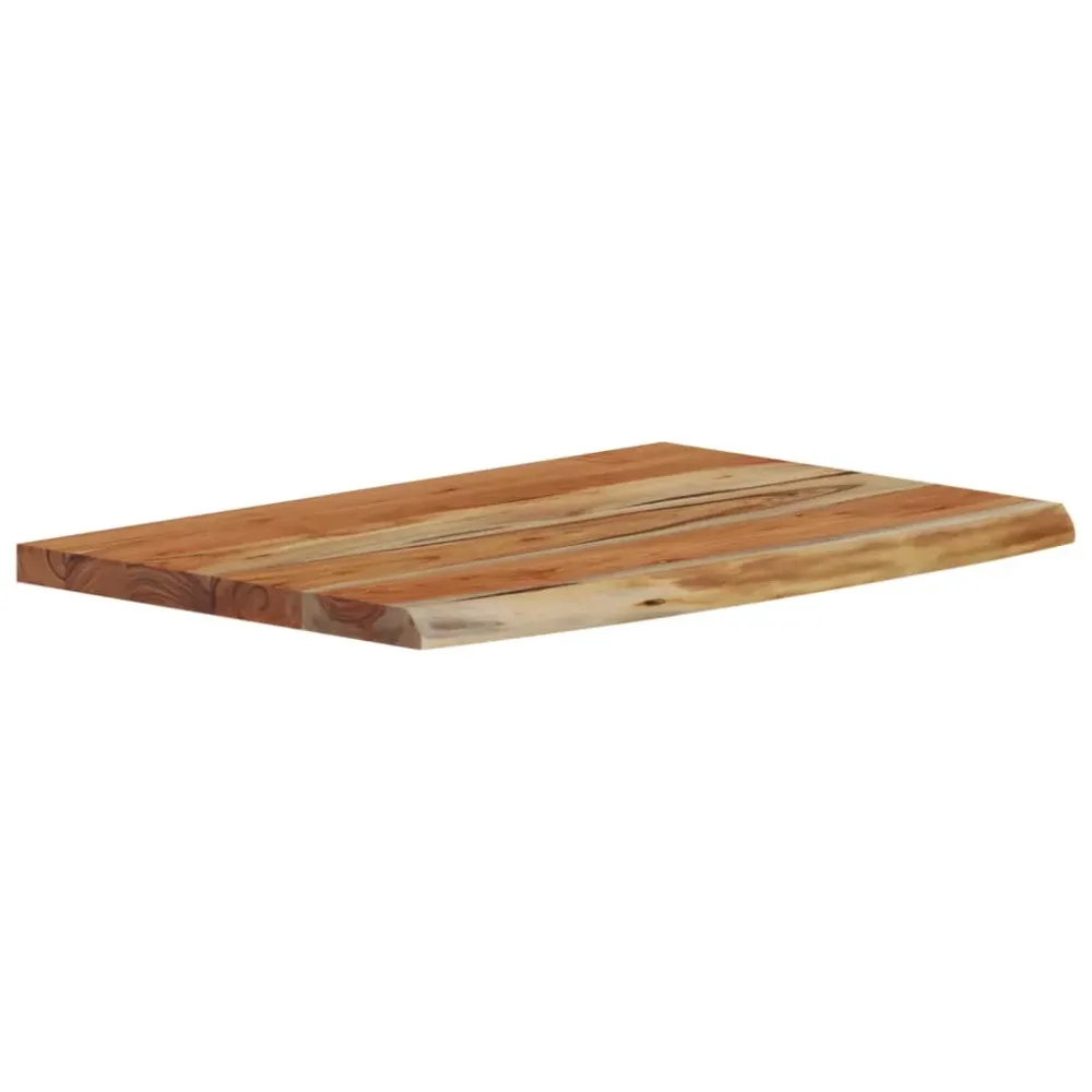 Raft perete 60x40x3,8 cm dreptunghiular lemn acacia margine vie