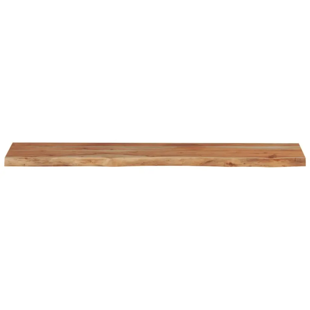 Raft perete 90x20x3,8 cm dreptunghiular lemn acacia margine vie