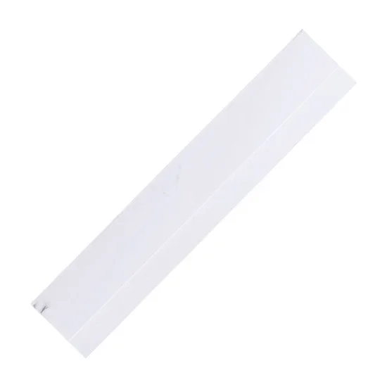 Set 5 profile Rectangular Decorativ Ranforsat WPC, Naimeed D6210, 260x10x5cm, Alb marmura