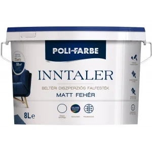 Vopsea lavabila Polifarbe Inntaler pentru interior 8 L mat