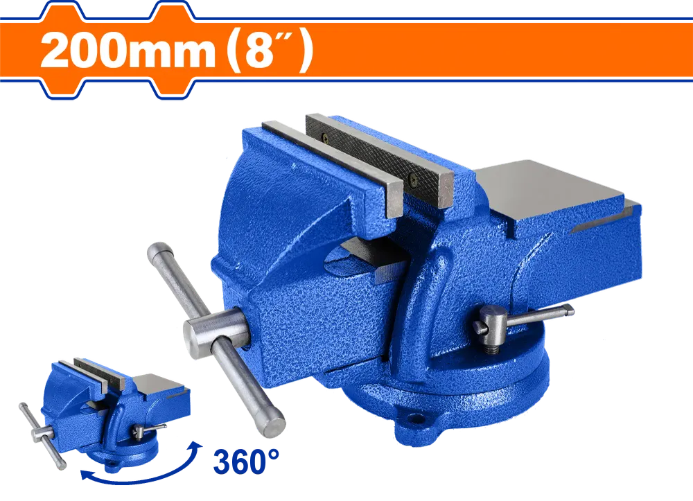 Menghina de banc rotativa WADFOW, deschidere maxima 200mm, forta de strangere 2500kg
