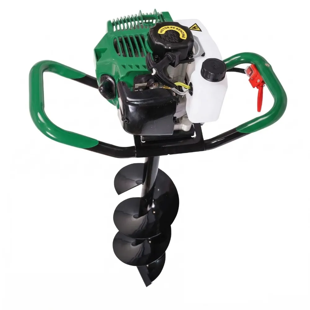 Motoburghiu pamant CT, 8.1CP + Burghiu 150mm/800mm + Manusi de Lucru