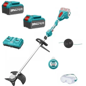 Motocoasa LI-ION si trimmer TOTAL - 40V INCLUDE 2 BATERII, 1 INCARCATOR