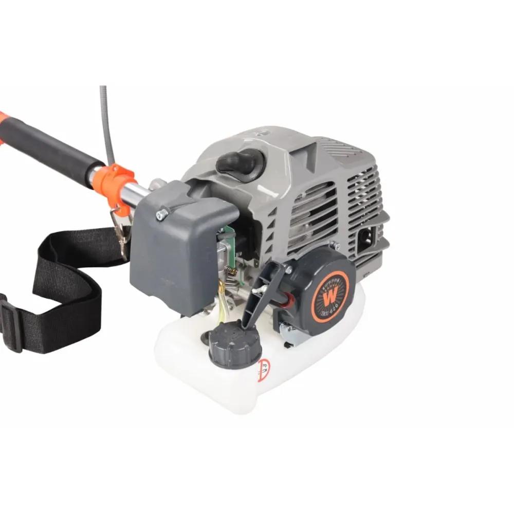 Motocoasa profesionala WOLFSON TRX-620, 2 CP, 52CC, 8 accesorii, ham comfort plus, 3 ulei rosu 2T Premium Made Italy
