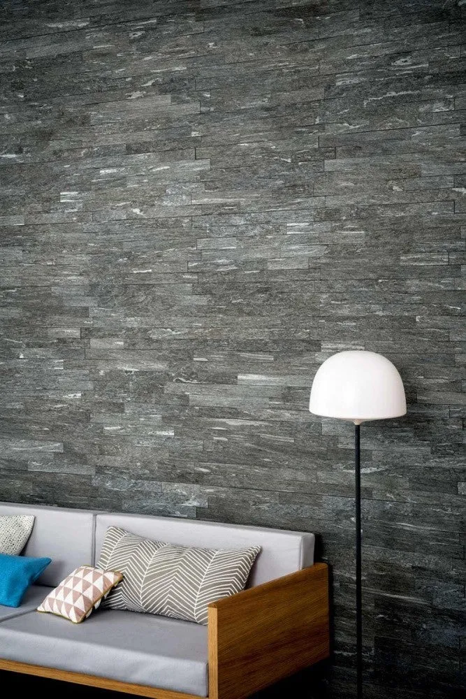 Mozaic 30x60 cm, Marazzi Pietra di Vals Antracite 3D