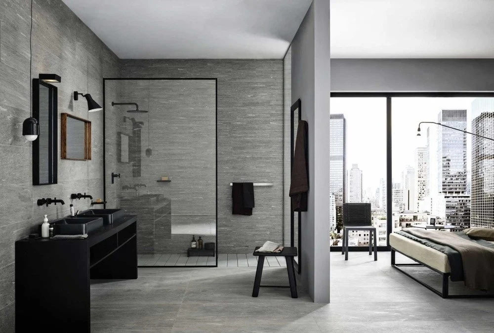 Mozaic 30x60 cm, Marazzi Pietra di Vals Strutturato Greige