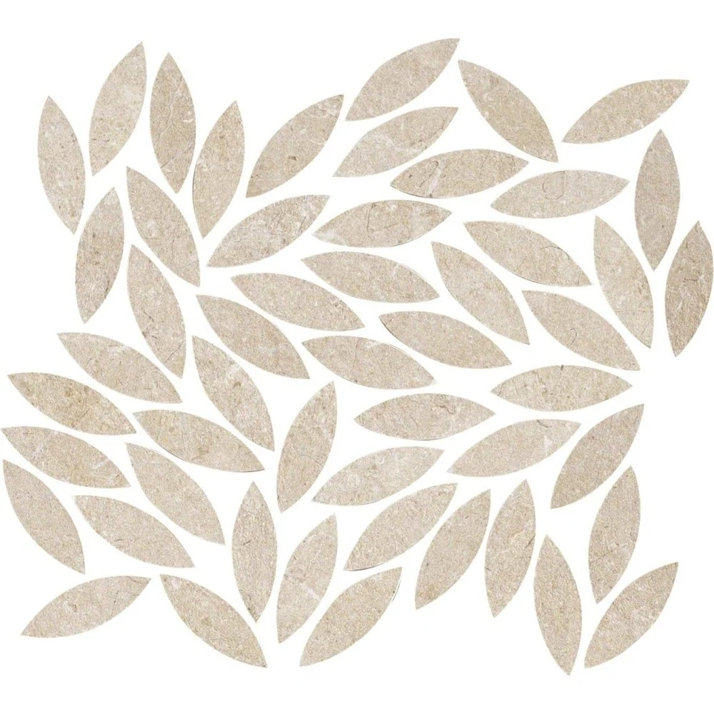 Mozaic 34.2x38 cm, Marazzi Mystone Limestone Sand Foglie