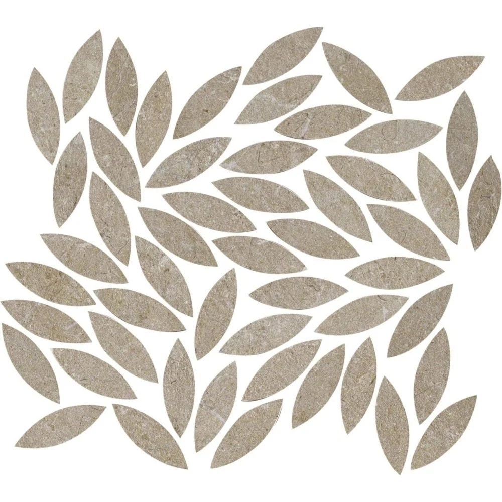 Mozaic 34.2x38 cm, Marazzi Mystone Limestone Taupe Foglie