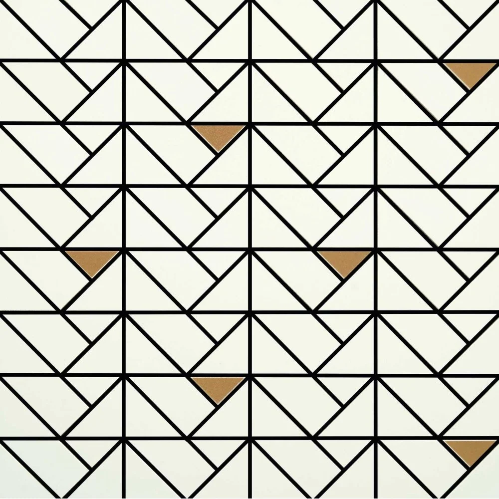 Mozaic 40x40 cm, Marazzi Eclettica White Bronze