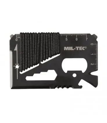 Card multifunctional paracord