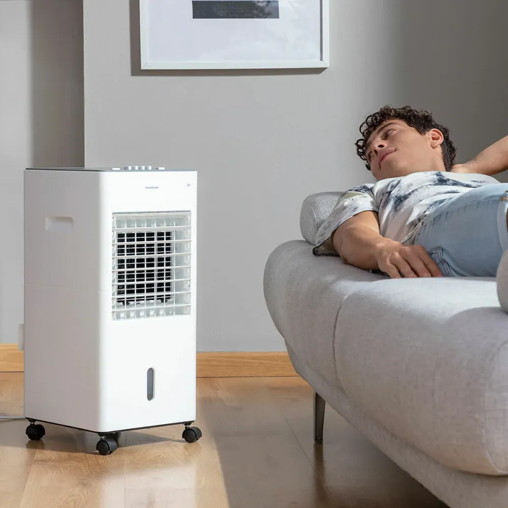 Răcitor de aer prin evaporare portabil multifuncțional Airvecove InnovaGoods 5 L 65 W