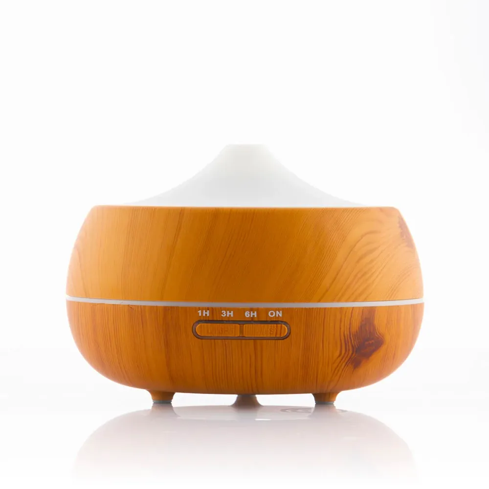 Umidificator cu difuzor de aromă cu LED multicolor Wooden-Effect InnovaGoods