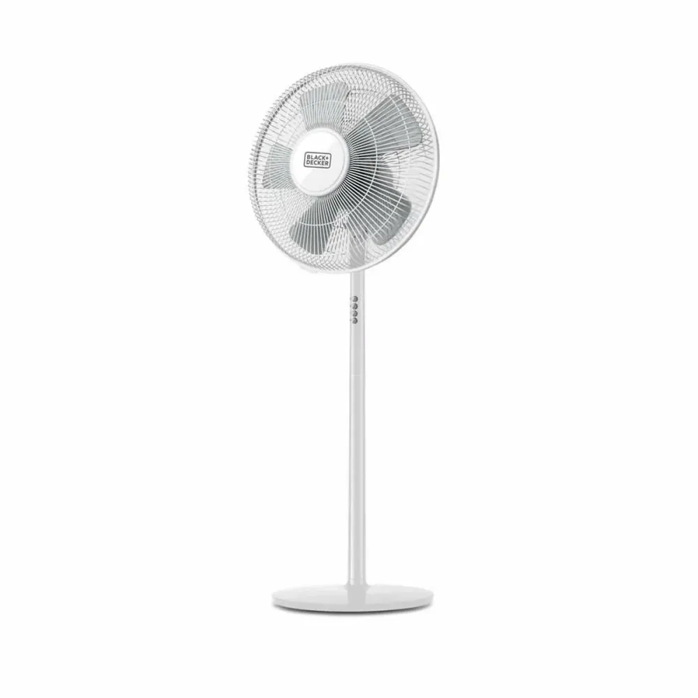 Ventilator cu Picior Black & Decker BXEFP60E Alb 60 W