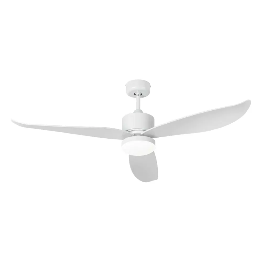 Ventilator de Tavan cu Lumină JATA Alb