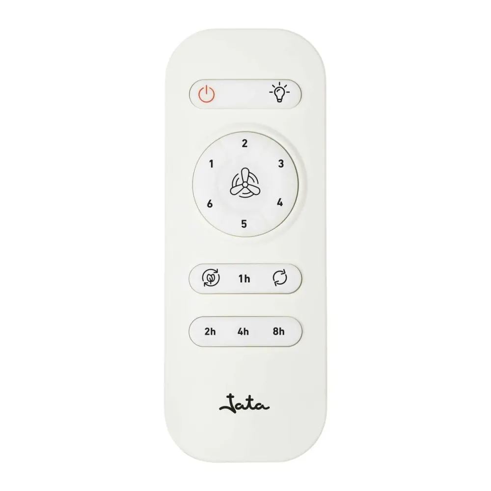 Ventilator de Tavan cu Lumină JATA Alb