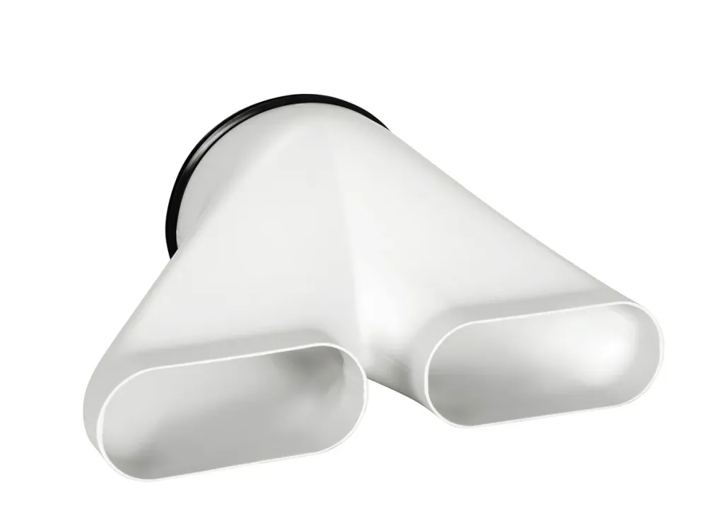 Adaptor, FRANKISCHE, profi-air Ovalkanal, 2 x 163 x 68, DN 160
