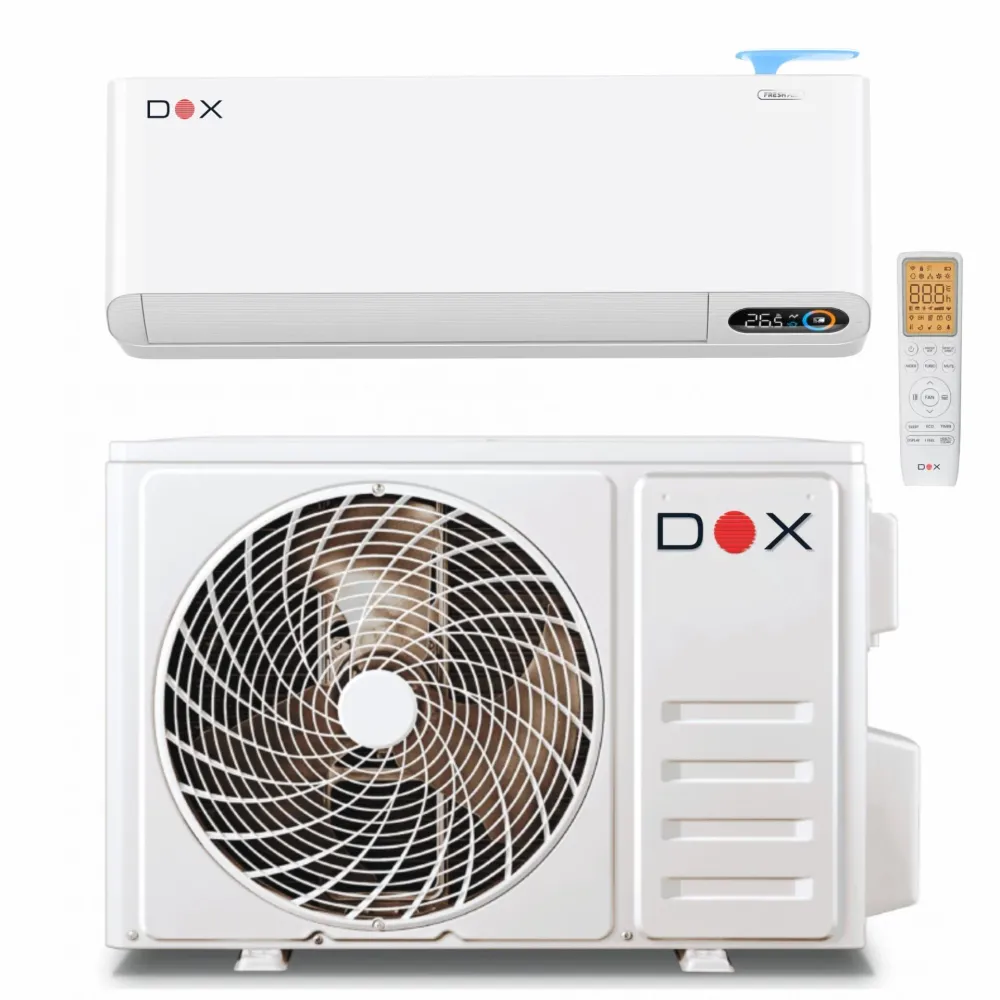 Aer conditionat 9000 BTU, Radox, DOX FRESH +++, functie aer proaspat, R32, WiFi - kit frigorific 3M inclus