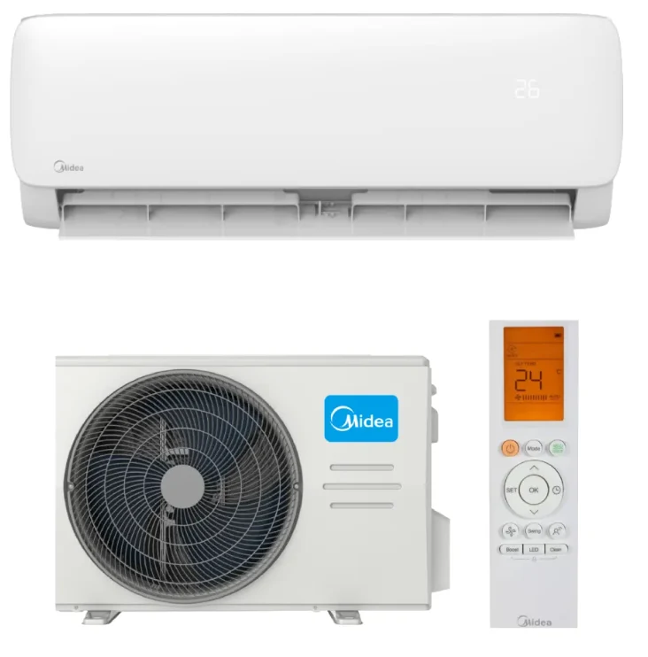 Aparat de aer conditionat Midea Xtreme Fresh MSAGBU-12HRFN8-MOX133-12HFN8 Inverter 12000 BTU, Wi-fi, Gear Shift, filtrare...