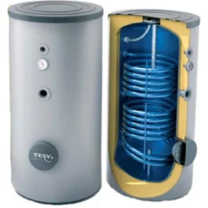 Boiler indirect TESY cu 2 serpentine marite pentru pompe de caldura EV 2x6 2x13 S2 500 75 HP - 500 litri