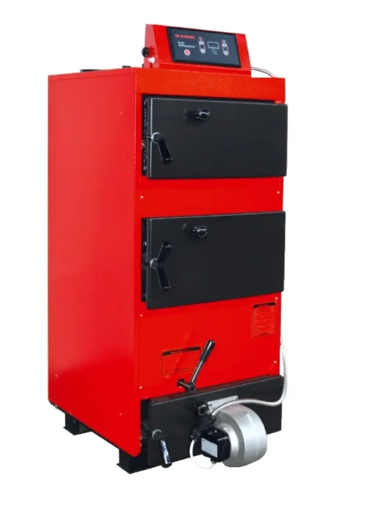 Centrala termica pe combustibil solid Maktek 93kW MKK 80, cu 4 drumuri de fum